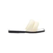 Pre-owned Leather sandals Proenza Schouler Pre-owned , White , Dames