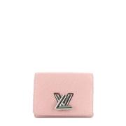 Pre-owned Leather wallets Louis Vuitton Vintage , Pink , Dames