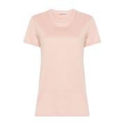 Roze T-shirts en Polos Lichtgewicht Jersey Moncler , Pink , Dames