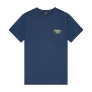 Tropico T-shirt met groot rugprint Kultivate , Blue , Heren