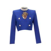 Pre-owned Wool tops Gucci Vintage , Blue , Dames