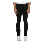 Denim Jeans Mod. George Dondup , Black , Heren