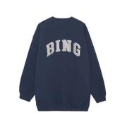 Paris Sweatshirt Tyler Anine Bing , Blue , Dames