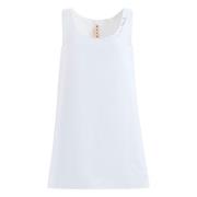 Cady a-lijn jurk met mending Marni , White , Dames