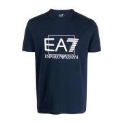 T-Shirts Emporio Armani EA7 , Blue , Heren