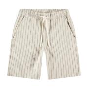 Gestreepte Herringbone Amalfi Shorts Kultivate , Multicolor , Heren