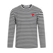 Longsleeve T-shirt Comme des Garçons Play , Black , Heren