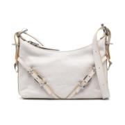 Stijlvol Logo-Lettering Crossbody Tas Givenchy , White , Dames