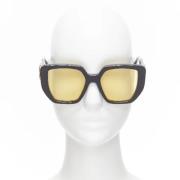 Pre-owned Acetate sunglasses Gucci Vintage , Black , Dames