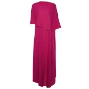 Pre-owned Silk dresses Oscar De La Renta Pre-owned , Pink , Dames