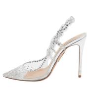 Pre-owned Plastic heels Aquazzura Pre-owned , White , Dames