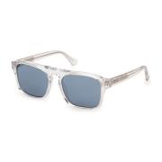 Heren Zonnebril Transparante Glanzende Stijl WEB Eyewear , White , Her...