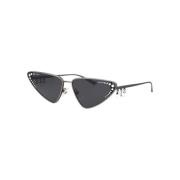 Chique Zwarte Zonnebril met Stijl 0Jc4001B Jimmy Choo , Gray , Dames