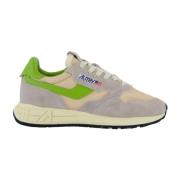 Beige Groen Reelwind Hardloopschoenen Autry , Multicolor , Heren