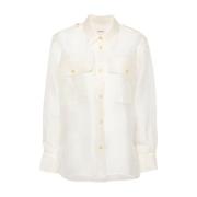 Elegant Missa Top Shirts Khaite , White , Dames