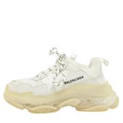 Pre-owned Mesh sneakers Balenciaga Vintage , White , Dames