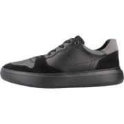 Stijlvolle Sneakers voor Heren Geox , Black , Heren