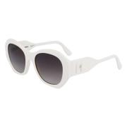 Stijlvolle zonnebril Kl6146S kleur 105 Karl Lagerfeld , White , Dames