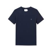 Piqué T-shirt met Encore-logo Les Deux , Blue , Heren
