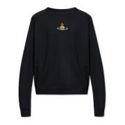 Sweatshirt met logo Vivienne Westwood , Blue , Heren