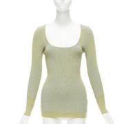 Pre-owned Viscose tops Jacquemus Pre-owned , Green , Dames