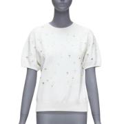 Pre-owned Cotton tops Chanel Vintage , White , Dames