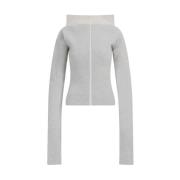 Parel Cashmere Cowl Sweater Aw23 Rick Owens , Gray , Dames