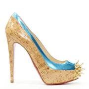 Pre-owned Leather heels Christian Louboutin Pre-owned , Multicolor , D...