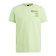 Ronde Hals Jersey T-Shirt PME Legend , Green , Heren