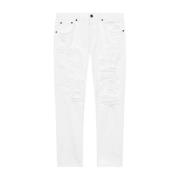 Moderne Slim Fit Carrot Jeans Dondup , White , Heren