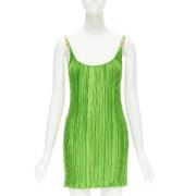 Pre-owned Polyester dresses Versace Pre-owned , Green , Unisex