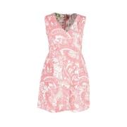 Pre-owned Polyester dresses Dolce & Gabbana Pre-owned , Pink , Dames