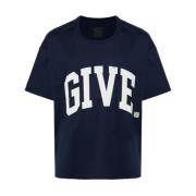 Logo T-shirt voor mannen Givenchy , Blue , Heren