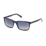 Stijlvolle zonnebril voor mannen Timberland , Blue , Unisex