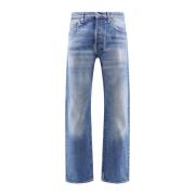 Blauwe Jeans NorHeren Taille Gemaakt in Italië Valentino , Blue , Here...