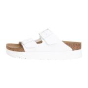 Witte Flex Platform Sandalen voor dames Birkenstock , White , Dames