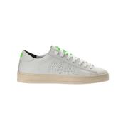 Sportieve BJack Logo Uitgesneden Sneaker P448 , White , Heren