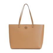 Leren Schoudertas Nude & Neutrals Tory Burch , Beige , Dames