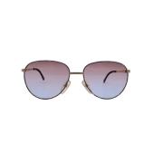 Pre-owned Metal sunglasses Dior Vintage , Black , Dames