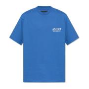 T-shirt met logo Amiri , Blue , Heren