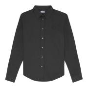 Shirt in technical cotton Diesel , Black , Heren