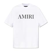 T-shirt met logo Amiri , White , Heren