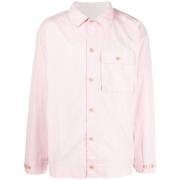 Rose Pink Reflection Shirt Henrik Vibskov , Pink , Heren