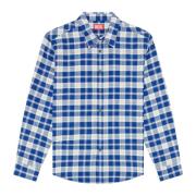 Shirt in checked flannel Diesel , Multicolor , Heren
