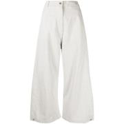 Wit Blauw Denim Broek Bandjes Henrik Vibskov , White , Dames