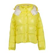 Montant Hooded Jacket Moncler , Yellow , Dames