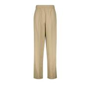 Straight Leg Pants Prada , Beige , Dames