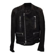 Pre-owned Cotton outerwear Balmain Pre-owned , Black , Heren