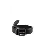 Leren herenriem Orciani , Black , Heren