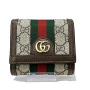 Pre-owned Canvas wallets Gucci Vintage , Multicolor , Dames